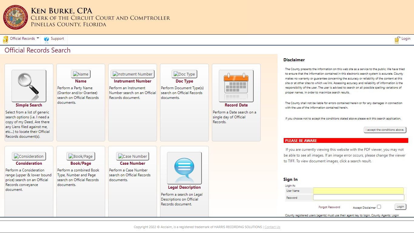 Pinellas County Public Records